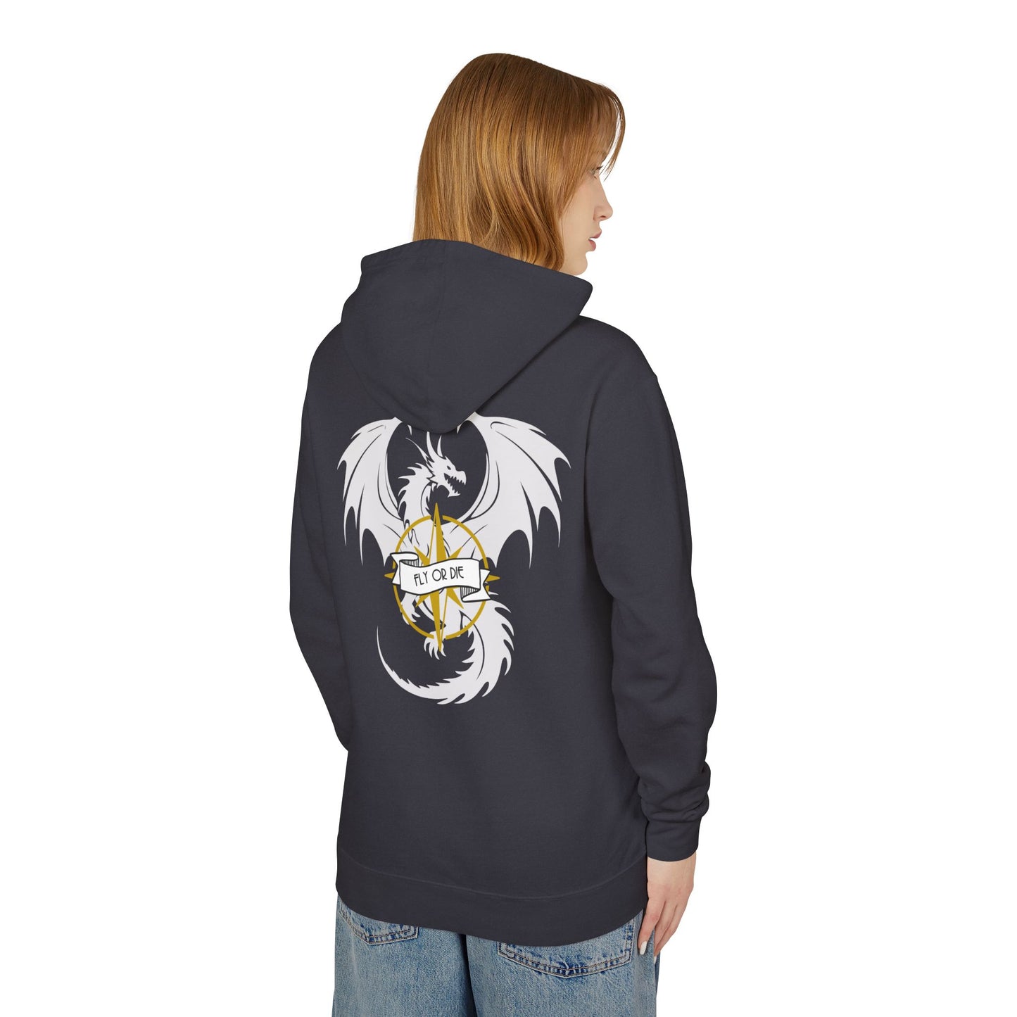 Quest Squad Comfort Colors Lightweight Hoodie - Dragon Book lover Quest Lovers, Festival Wear, Gift for Friends, D&D Sessions