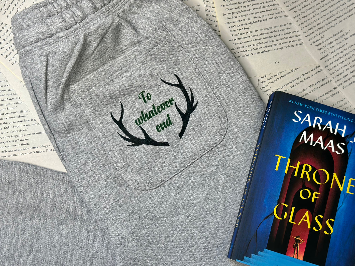 OFFICIAL LICENSED Fireheart Joggers | Tog| Fireheart gift set | SJM | Terrasen | Aelin Galathynius | To whatever end | Celaena Sardothien