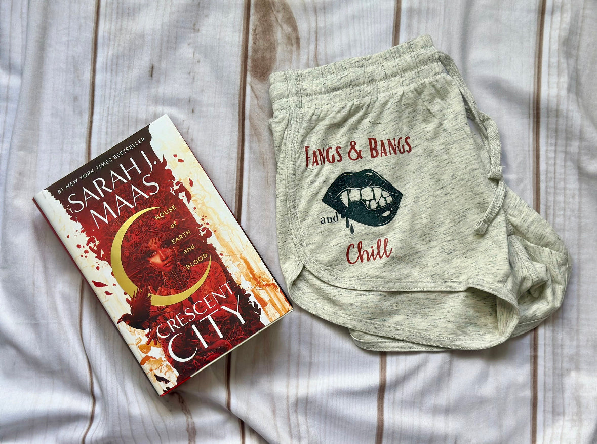 Licensed fangs and bangs and chill shorts | crescent city inspired | light it up | lunathion