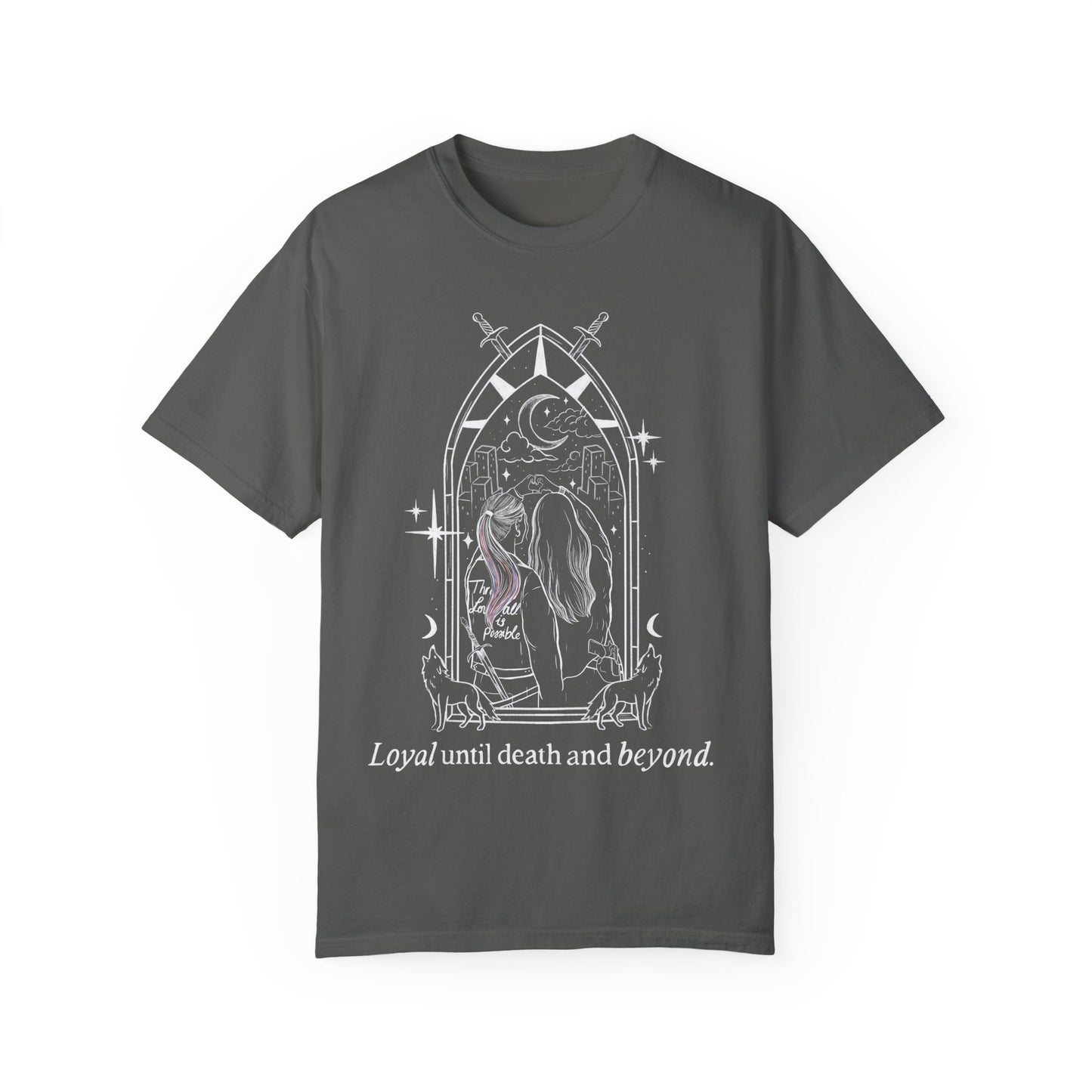 Licensed Loyal Until Death Comfort Colors T-Shirt - Unique Spiritual Design