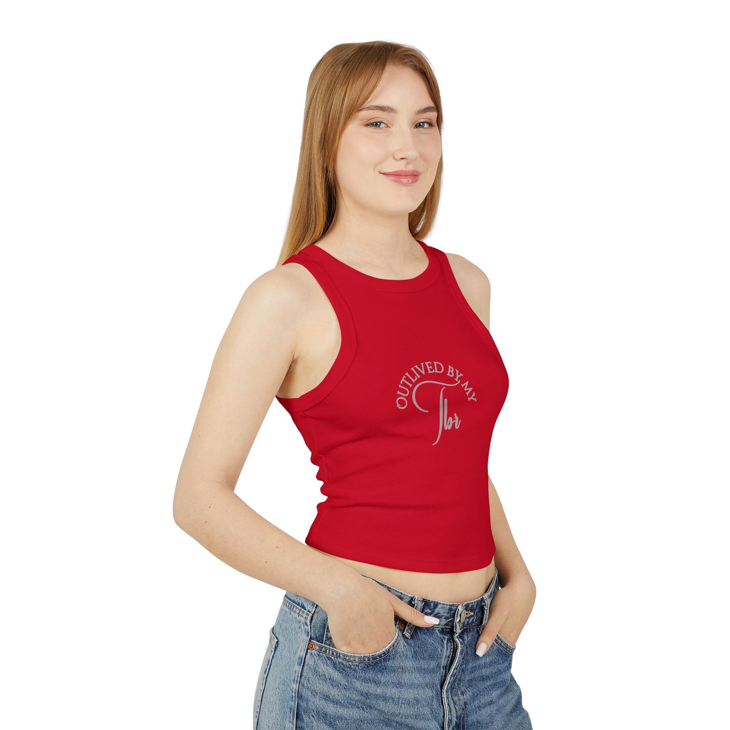 Stylish Women's Racer Tank Top - Perfect for Casual Outings, Gym, Summer, Gifts, Fitness Fashion
