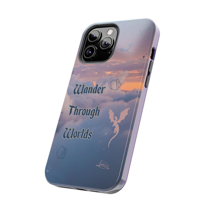 Wander Through Worlds Tough Phone Case | Fantasy Phone Cover, Adventure Gift, Book Lover Accessory, Unique Cellphone Case, Stylish [...]