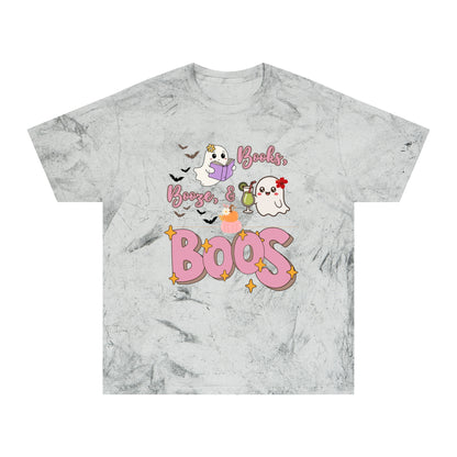 Colorful Ghost T-Shirt for Halloween | Unisex Tee, Fun Halloween Shirt, Boo Crew Apparel, Spooky Season Fashion, Gift for Ghost Lovers