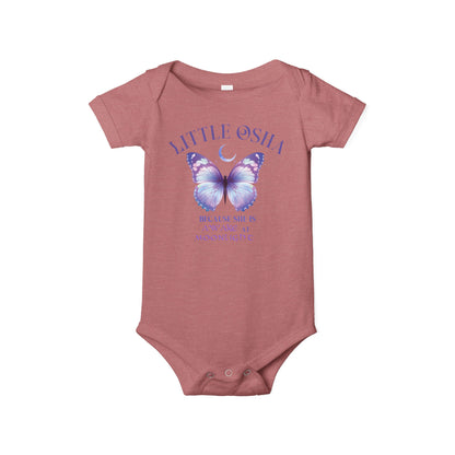Little Osha Butterfly Infant Onesie Cute Baby Bodysuit for Baby Girls, Newborn Gift, Baby Shower Outfit, Little Osha Design, Milestone