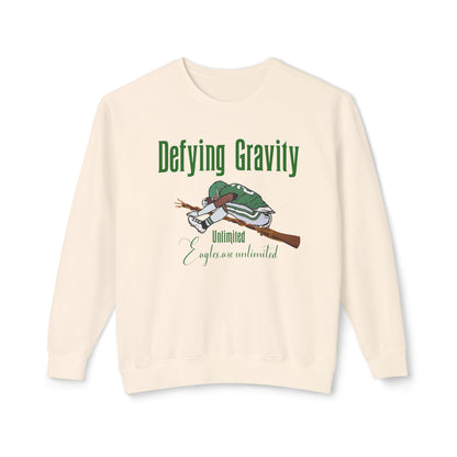 Defying Gravity comfort Colors sweatshirt