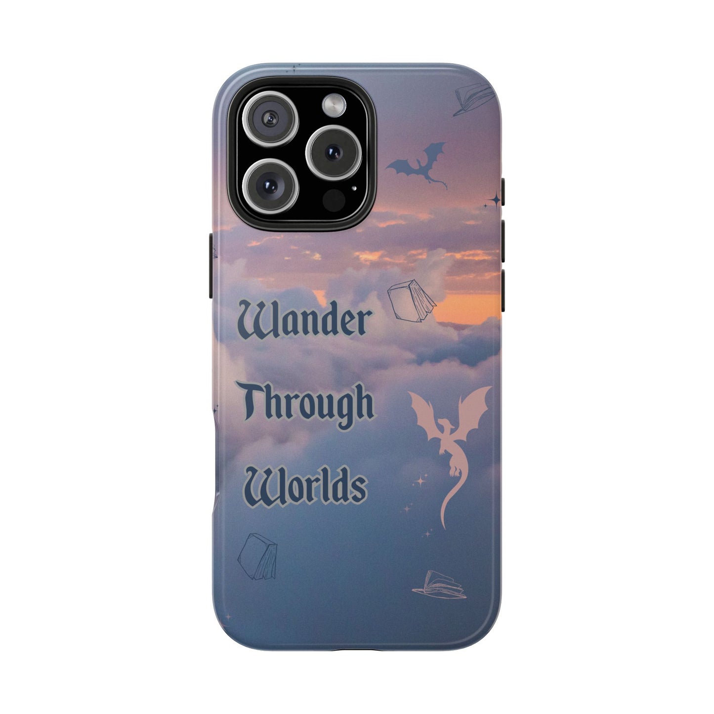 Wander Through Worlds Tough Phone Case | Fantasy Phone Cover, Adventure Gift, Book Lover Accessory, Unique Cellphone Case, Stylish [...]