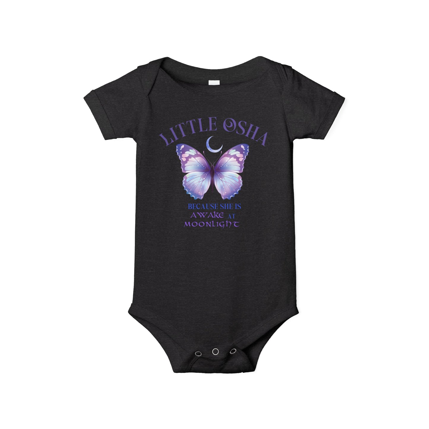 Little Osha Butterfly Infant Onesie Cute Baby Bodysuit for Baby Girls, Newborn Gift, Baby Shower Outfit, Little Osha Design, Milestone
