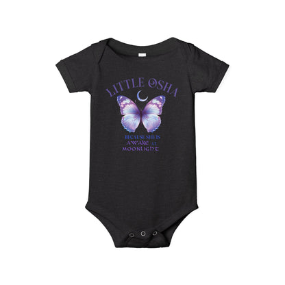 Little Osha Butterfly Infant Onesie Cute Baby Bodysuit for Baby Girls, Newborn Gift, Baby Shower Outfit, Little Osha Design, Milestone