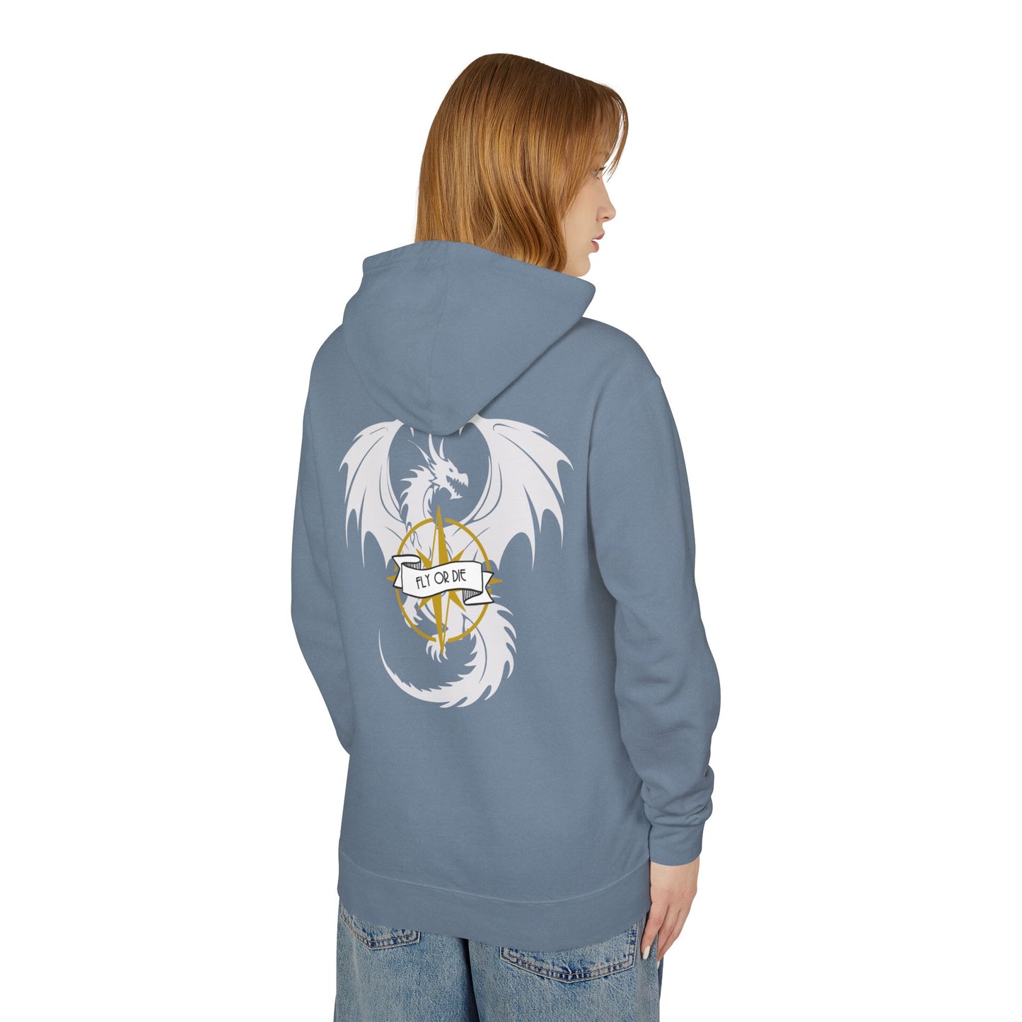 Quest Squad Comfort Colors Lightweight Hoodie - Dragon Book lover Quest Lovers, Festival Wear, Gift for Friends, D&D Sessions