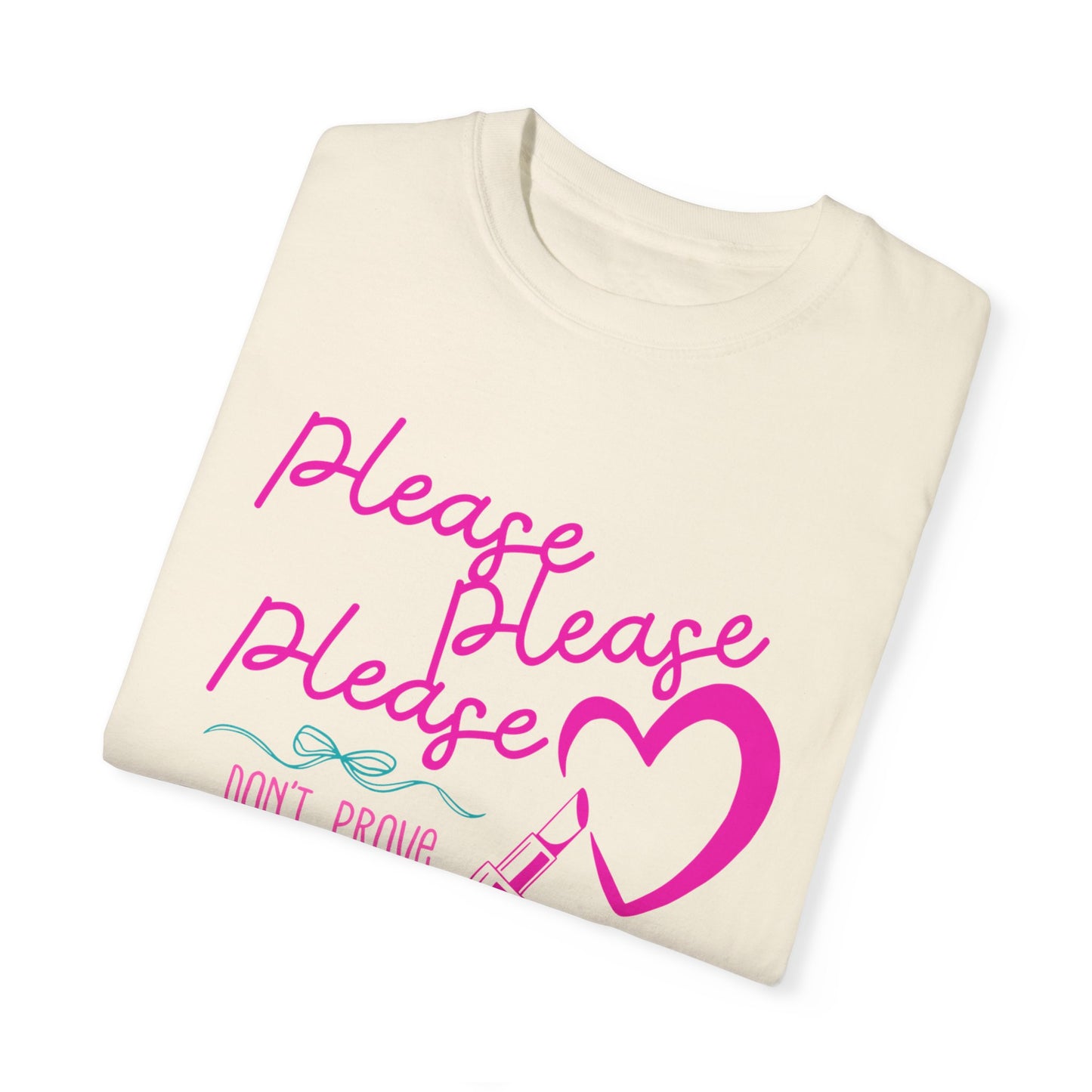 Please Please Please Unisex Garment-Dyed T-shirt for Music Lovers, Retro Tee, Vintage Shirt, Graphic Tshirt, Hipster Top
