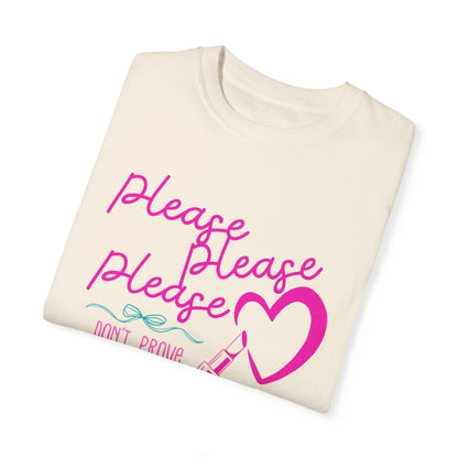 Please Please Please Unisex Garment-Dyed T-shirt for Music Lovers, Retro Tee, Vintage Shirt, Graphic Tshirt, Hipster Top