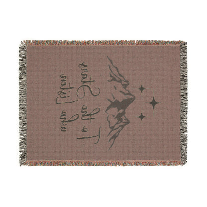 Licensed Acotar Cozy Woven Blanket for Stargazers, Perfect for Home Décor, Gifts, Camping, Cozy Nights, and Celestial Lovers, velaris, Sarah j Maas