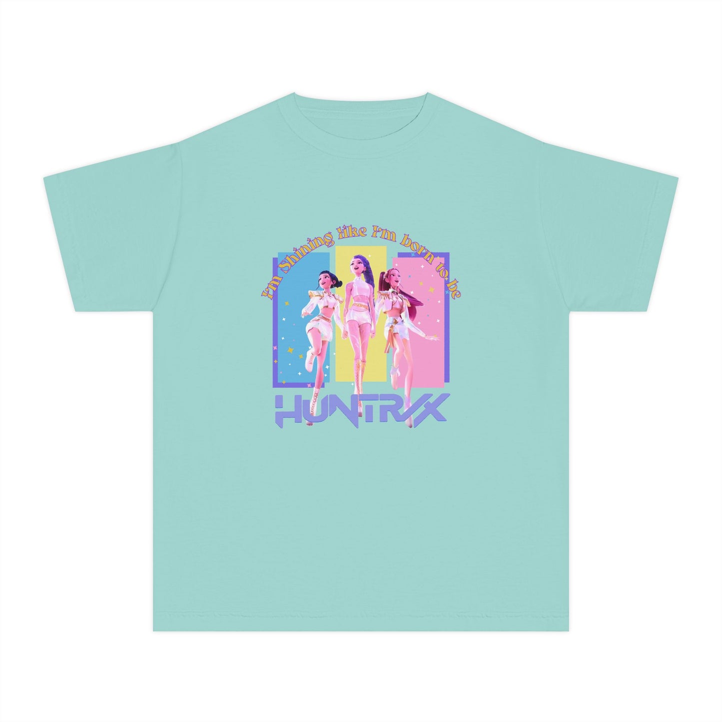 Retro Graphic Youth Midweight Tee, 80s Vibe Shirt, Dance Party T-Shirt, Gift for Kids, Summer Fun Apparel