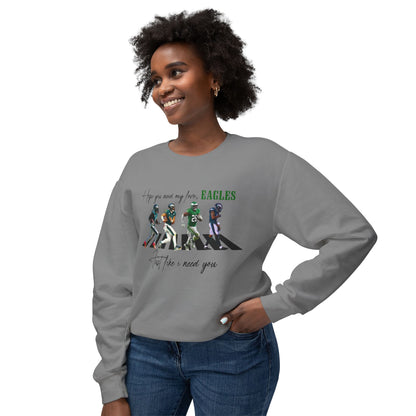 Beatles eagles comfort colors sweatshirt/ hope you need my love/ football era
