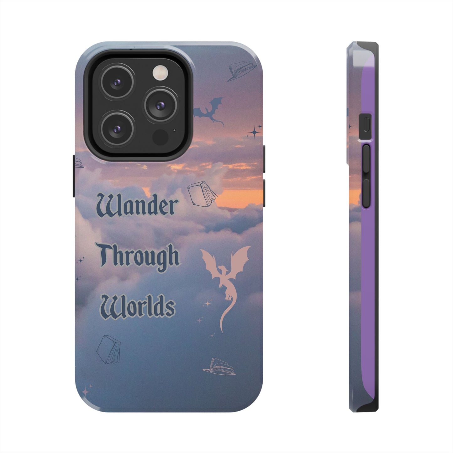 Wander Through Worlds Tough Phone Case | Fantasy Phone Cover, Adventure Gift, Book Lover Accessory, Unique Cellphone Case, Stylish [...]