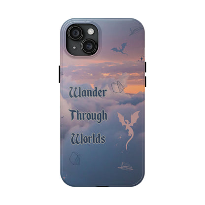 Wander Through Worlds Tough Phone Case | Fantasy Phone Cover, Adventure Gift, Book Lover Accessory, Unique Cellphone Case, Stylish [...]