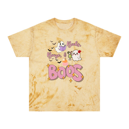 Colorful Ghost T-Shirt for Halloween | Unisex Tee, Fun Halloween Shirt, Boo Crew Apparel, Spooky Season Fashion, Gift for Ghost Lovers