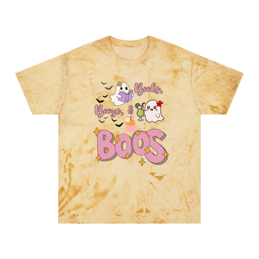 Colorful Ghost T-Shirt for Halloween | Unisex Tee, Fun Halloween Shirt, Boo Crew Apparel, Spooky Season Fashion, Gift for Ghost Lovers