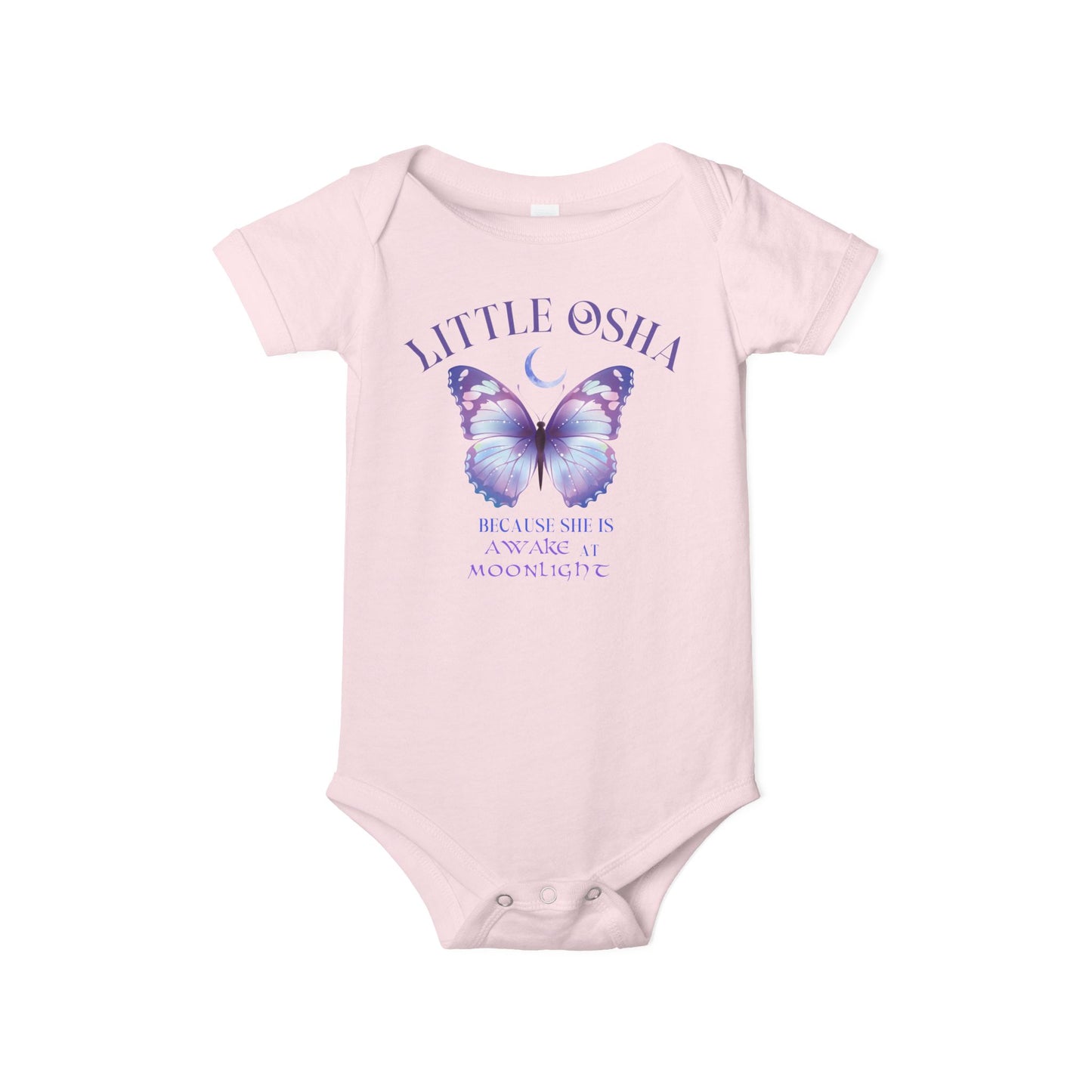 Little Osha Butterfly Infant Onesie Cute Baby Bodysuit for Baby Girls, Newborn Gift, Baby Shower Outfit, Little Osha Design, Milestone