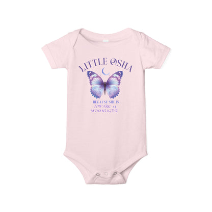Little Osha Butterfly Infant Onesie Cute Baby Bodysuit for Baby Girls, Newborn Gift, Baby Shower Outfit, Little Osha Design, Milestone