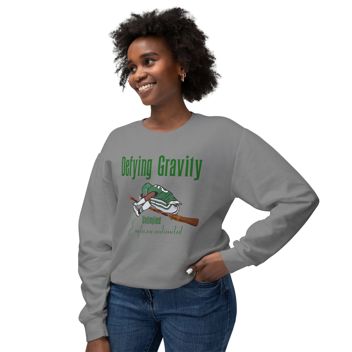 Defying Gravity comfort Colors sweatshirt