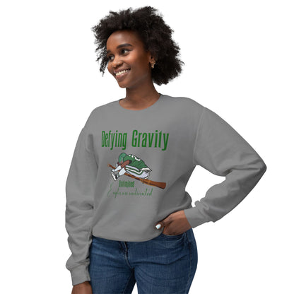 Defying Gravity comfort Colors sweatshirt