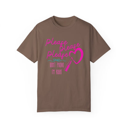 Please Please Please Unisex Garment-Dyed T-shirt for Music Lovers, Retro Tee, Vintage Shirt, Graphic Tshirt, Hipster Top