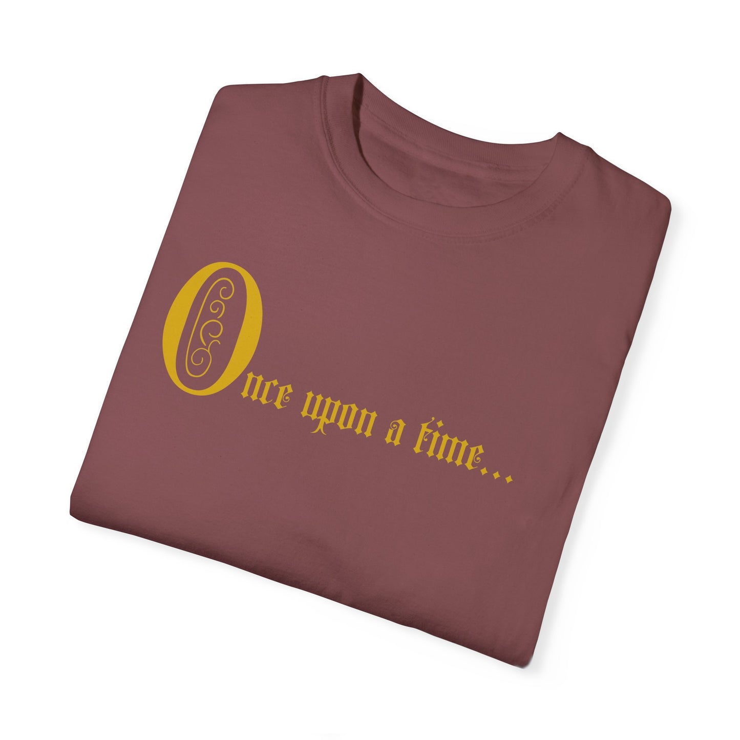Once Upon a Time T-Shirt, Vintage Style Tee, Storytelling Apparel, Gift for Book Lovers, Casual Cotton Shirt, Unisex Fashion Top