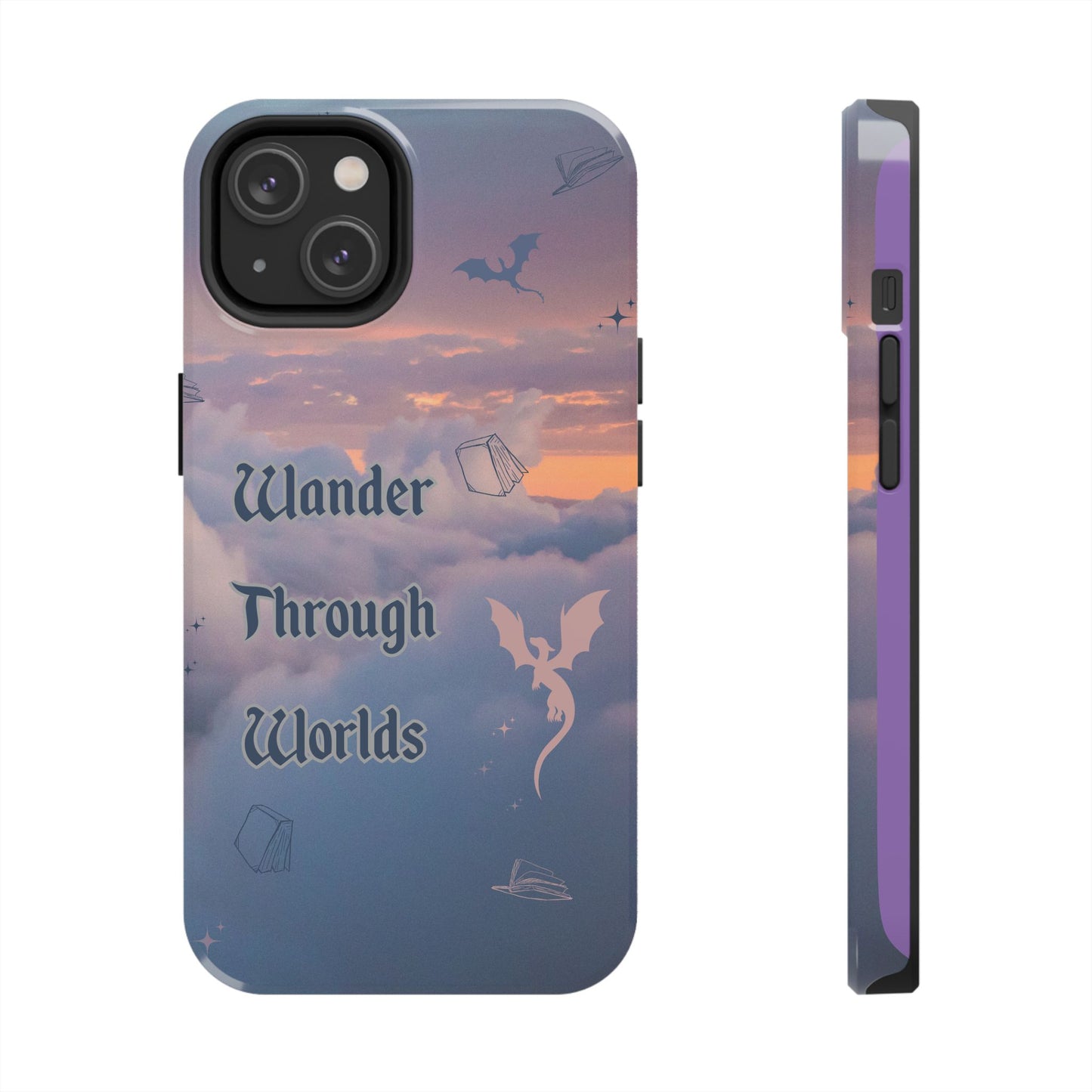 Wander Through Worlds Tough Phone Case | Fantasy Phone Cover, Adventure Gift, Book Lover Accessory, Unique Cellphone Case, Stylish [...]