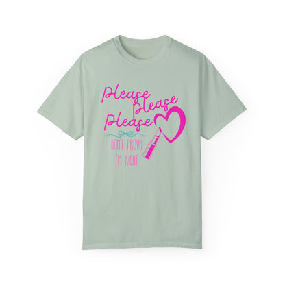 Please Please Please Unisex Garment-Dyed T-shirt for Music Lovers, Retro Tee, Vintage Shirt, Graphic Tshirt, Hipster Top