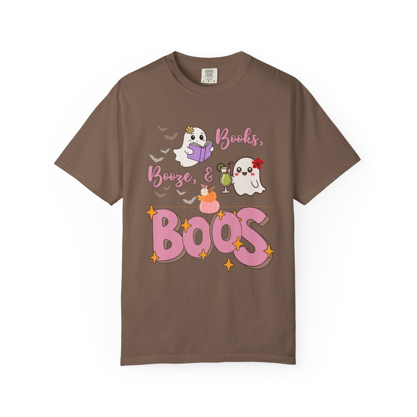 Ghostly Vibes Unisex T-Shirt - Perfect for Halloween Celebrations, Book Lovers, Cozy Nights, Casual Wear, and Festivals!