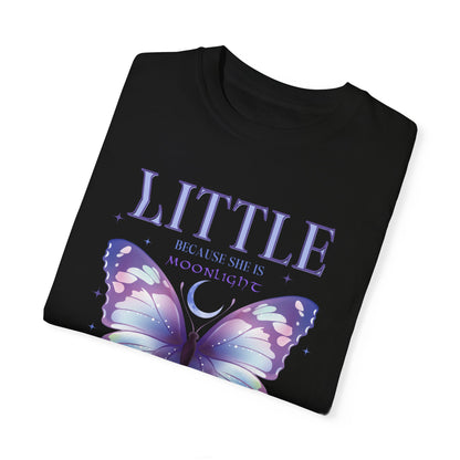 Little Osha Comfort Colors Shirt, Butterfly Moon T-Shirt, Cute Butterfly Tee, Summer Style, Butterfly Lovers Apparel, Magical Graphic Shirt