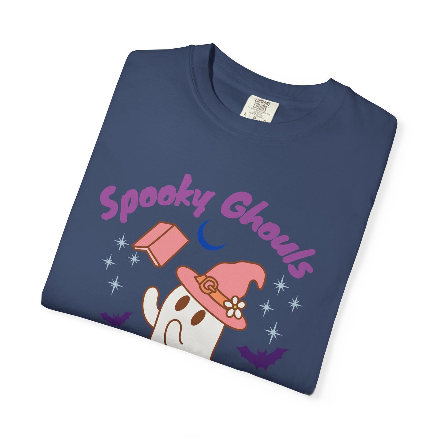 Spooky Ghouls Book Club T-shirt, Halloween Apparel, Ghost Lover Gift, Cozy Reading Tee, Fall Party Wear, Unisex Halloween Shirt