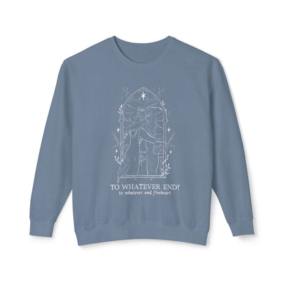 Licensed Throne of Glass comfort Colors shirt/ to whatever end/ Aelin Galanthynius/ Terrasen/ Sarah j Maas/ Fireheart/ rattle the stars