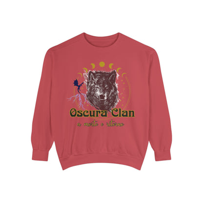 Wolf Clan Sweatshirt, Cozy Unisex Pullover, Nature Lovers Apparel, Gift for Outdoorsy Friends, Celestial Design Sweatshirt