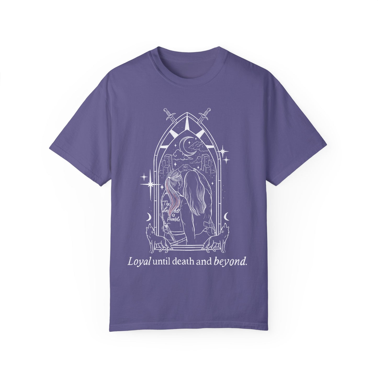 Licensed Loyal Until Death Comfort Colors T-Shirt - Unique Spiritual Design