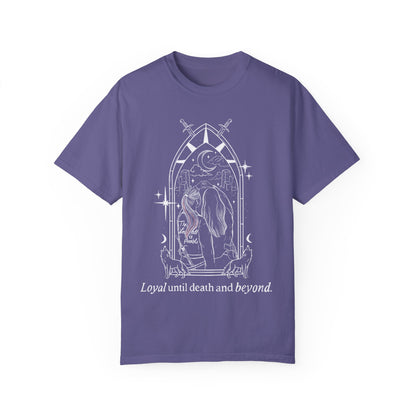 Licensed Loyal Until Death Comfort Colors T-Shirt - Unique Spiritual Design