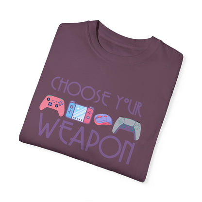 Gamer Video Game Shirt, Unisex Garment-Dyed T-shirt, Gaming Tee, Gamer Gift, Gamer Clothing, Video Game Apparel