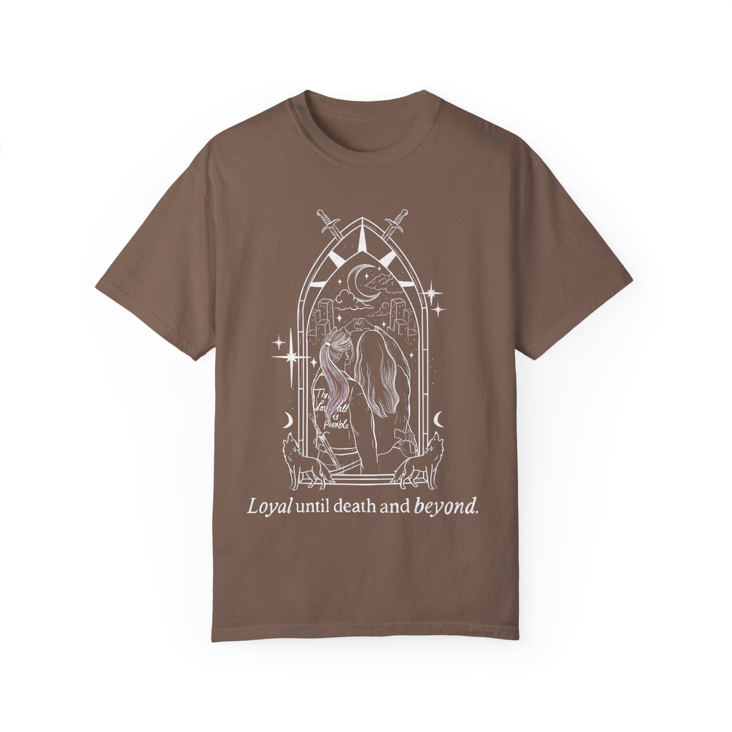 Licensed Loyal Until Death Comfort Colors T-Shirt - Unique Spiritual Design