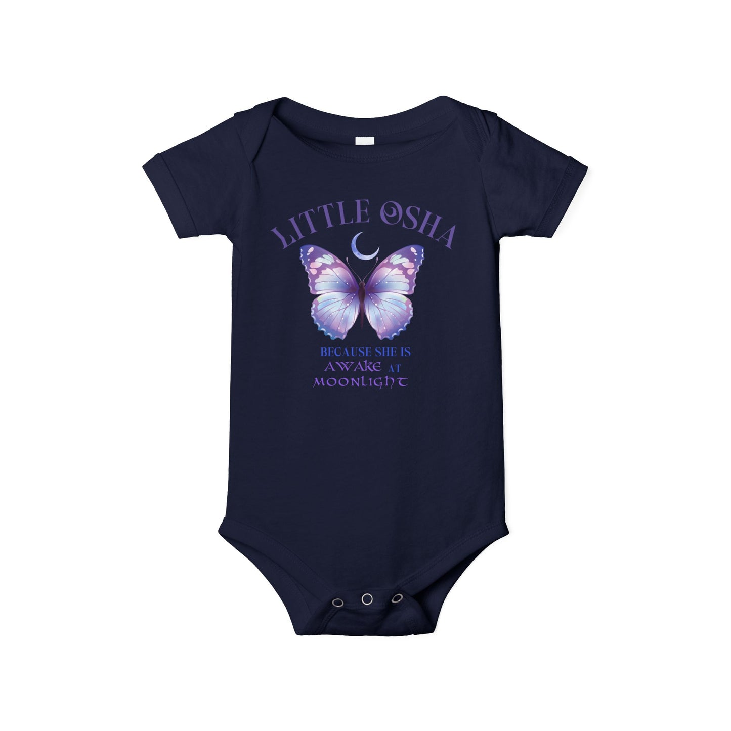Little Osha Butterfly Infant Onesie Cute Baby Bodysuit for Baby Girls, Newborn Gift, Baby Shower Outfit, Little Osha Design, Milestone
