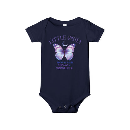 Little Osha Butterfly Infant Onesie Cute Baby Bodysuit for Baby Girls, Newborn Gift, Baby Shower Outfit, Little Osha Design, Milestone
