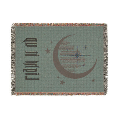 Licensed Light it up Woven Blanket/ crescent city/ Sarah j Maas / Bryce quintan