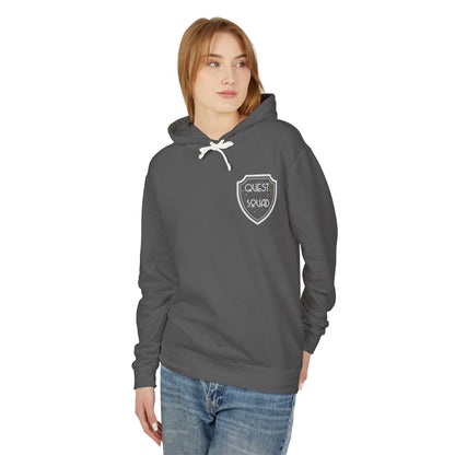 Quest Squad Comfort Colors Lightweight Hoodie - Dragon Book lover Quest Lovers, Festival Wear, Gift for Friends, D&D Sessions