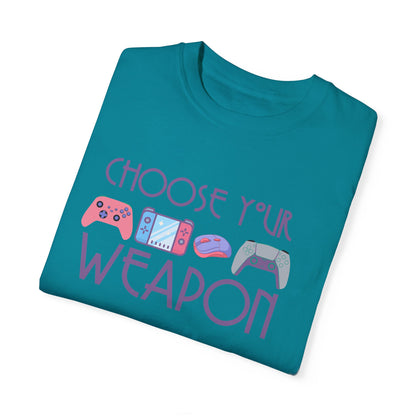 Gamer Video Game Shirt, Unisex Garment-Dyed T-shirt, Gaming Tee, Gamer Gift, Gamer Clothing, Video Game Apparel