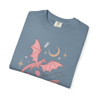 Pink Bat Illustration T-shirt | Crescent Moon, Crystals, Gothic Cute
