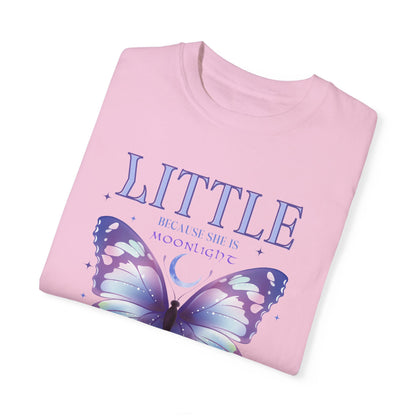 Little Osha Comfort Colors Shirt, Butterfly Moon T-Shirt, Cute Butterfly Tee, Summer Style, Butterfly Lovers Apparel, Magical Graphic Shirt