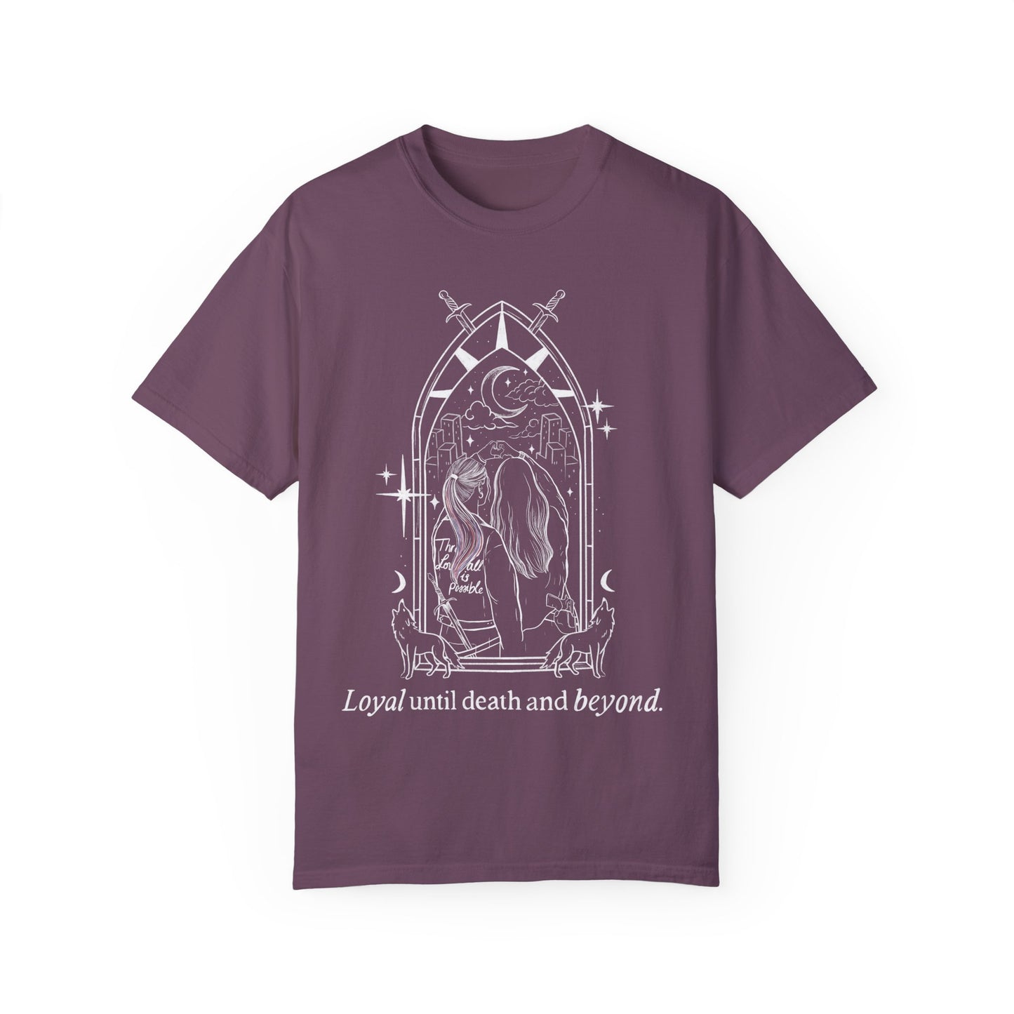 Licensed Loyal Until Death Comfort Colors T-Shirt - Unique Spiritual Design