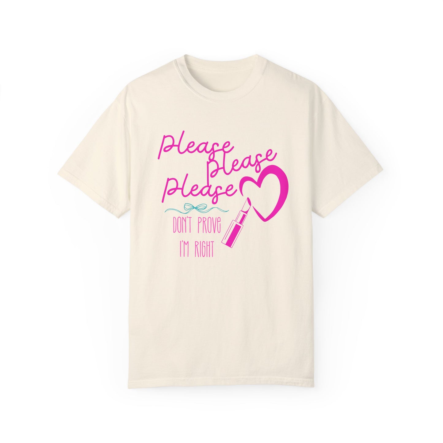 Please Please Please Unisex Garment-Dyed T-shirt for Music Lovers, Retro Tee, Vintage Shirt, Graphic Tshirt, Hipster Top