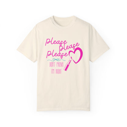 Please Please Please Unisex Garment-Dyed T-shirt for Music Lovers, Retro Tee, Vintage Shirt, Graphic Tshirt, Hipster Top