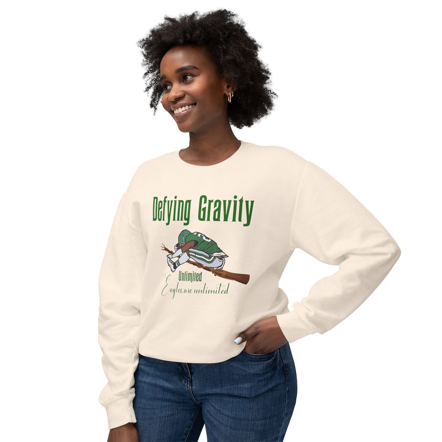 Defying Gravity comfort Colors sweatshirt